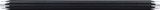 5/8 Aluminum Scalloped Tube - 18in.