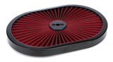 12in Super Flow Air Cleaner Red Mesh