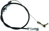24In Black Throttle Cab le Braided Stainless