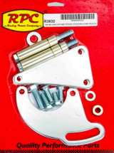 BBC Saginaw Power Steer Bracket Lwp Chrome