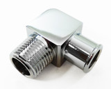 90 Deg Alum Fitting 3/4 X 1/2In- Chrome