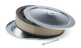 Chrome 14In X 3In Air Cleaner W/Paper Element