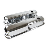 Chrome Steel Valve Cover Chrysler 318-360 Short