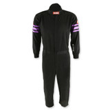Black Suit Single Layer Kids X-Large Purple Trim