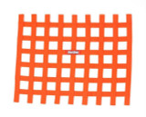 Ribbon Window Net Orange Non-SFI 18in x 24in