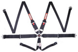 6pt Harness Camlock HNR Black SFI