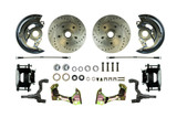 Disc Brake Conv. Drill/ Slot Blk PC & SS Hoses