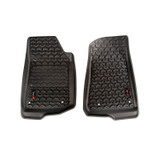 Front Floor Liners Black 18-  Jeep Wrangler JL