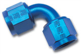 #8 Swivel Coupler Ftg 90 Deg Blue