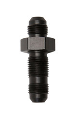 #6 Str Bulkhead Fitting Black