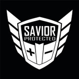 Savior Window Decal Each White
