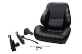 Rally Low Back Seat - RH - Black Vinyl