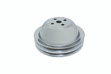 BBC SWP 2 Groove Water Pump Pulley Chrome