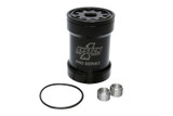 Billet Oil Filter w/Blt Cap 45 Micron - Black