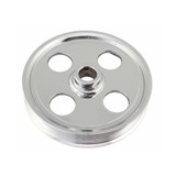 Type II Power Steering Pulley 6 Groove Chrome