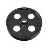 Type II Power Steering Pulley 6 Groove Black