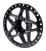 Splined Wheel Center Black