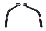 Front Wing Post Chassis to Side Board Pair Black