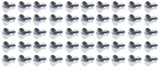 Oval Head Dzus Buttons .500 Long 50 Pack