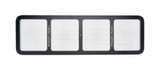 Nose Screen Lower Black Aluminum
