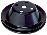 SBC SWP Water Pump Pulley 1 Groove Black