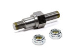 Shock Mount Stud - 3/8 in Thread - 2-1/2 in Long - Hex Nuts - Steel - Natural - Mini Sprint - Each