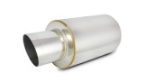 TPV TURBO Muffler w/ 4in Round Angle Cut Tip