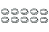 Stainless Steel Pinch Cl amps 11.3-13.8mm 10 Pack