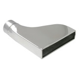 7.5in x 2in Rectang ular Stainless Steel Tip