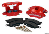 Front Caliper Kit D52/ Big GM Red Powdercoat