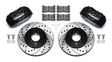 Brake Kit Front Honda/Acura Blk Drilled