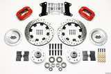 Front Brake Kit 67-72 Camaro Nova Red Calipers