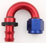 #6 180 Deg Push-On Hose End