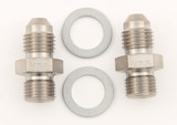 7/16-20 to #3 Stl Crush Washer Seal Adapter (Pr)