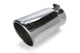 Exhaust Tip 5in x 6in 12in L Polished Bolt-on