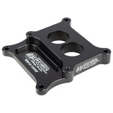 Carb Adapter 2bbl to 4bb 1in Thk w/Straigh Bores