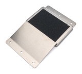 Heel Riser 1/2in Tall 4.25in Wide Aluminum