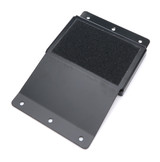 Heel Riser 1/2in Tall 4.25in Wide Alum Black