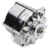 Alternator Raised Bowtie Emblem Polished