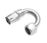 6AN Swivel Hose Ends Clear 180