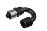 6AN Crimp Style Hose End Black 180