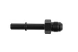 6AN 3/8 Push On EFI Adapter Black