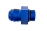 6AN to 6AN O-Ring Port Adapter Blue Male Male