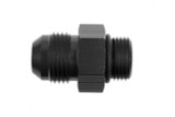 6AN to 6AN O-Ring Port Adapter Black Male Male