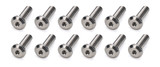 Top Plate Titanium Bolt Kit 12 1/4 x 7/8 Button
