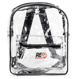 Backpack Clear w/Black Trim