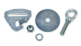 Harness Hardware - Floor Mount - Snap End - Steel - Natural - Kit