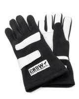 Driving Gloves - SFI 3.3/5 - Double Layer - Nomex - Black - Small - Pair