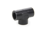 Fitting - Adapter Tee - 1/8 in NPT Female x 1/8 in NPT Female x 1/8 in NPT Female - Aluminum - Black Anodized - Each