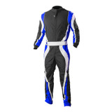 Suit Karting Adult Large/X-Lrg Blue/Black